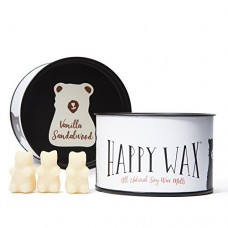 Happy Wax Vanilla Sandalwood Scented Wax Melt Candle DUVD1056